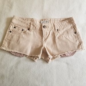 Forever 21 H81 Tan Cutoff Shorts Sz 25